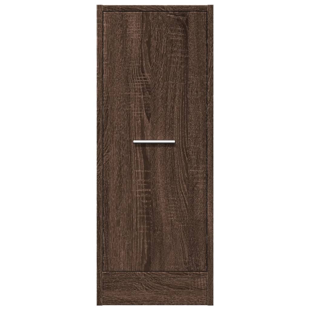 VidaXL Apothekerskast 30x41x77,5 cm bewerkt hout bruin eikenkleurig