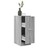 VidaXL Apothekerskast 30x41x77,5 cm bewerkt hout grijs sonoma eiken