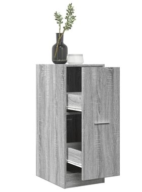 VidaXL Apothekerskast 30x41x77,5 cm bewerkt hout grijs sonoma eiken
