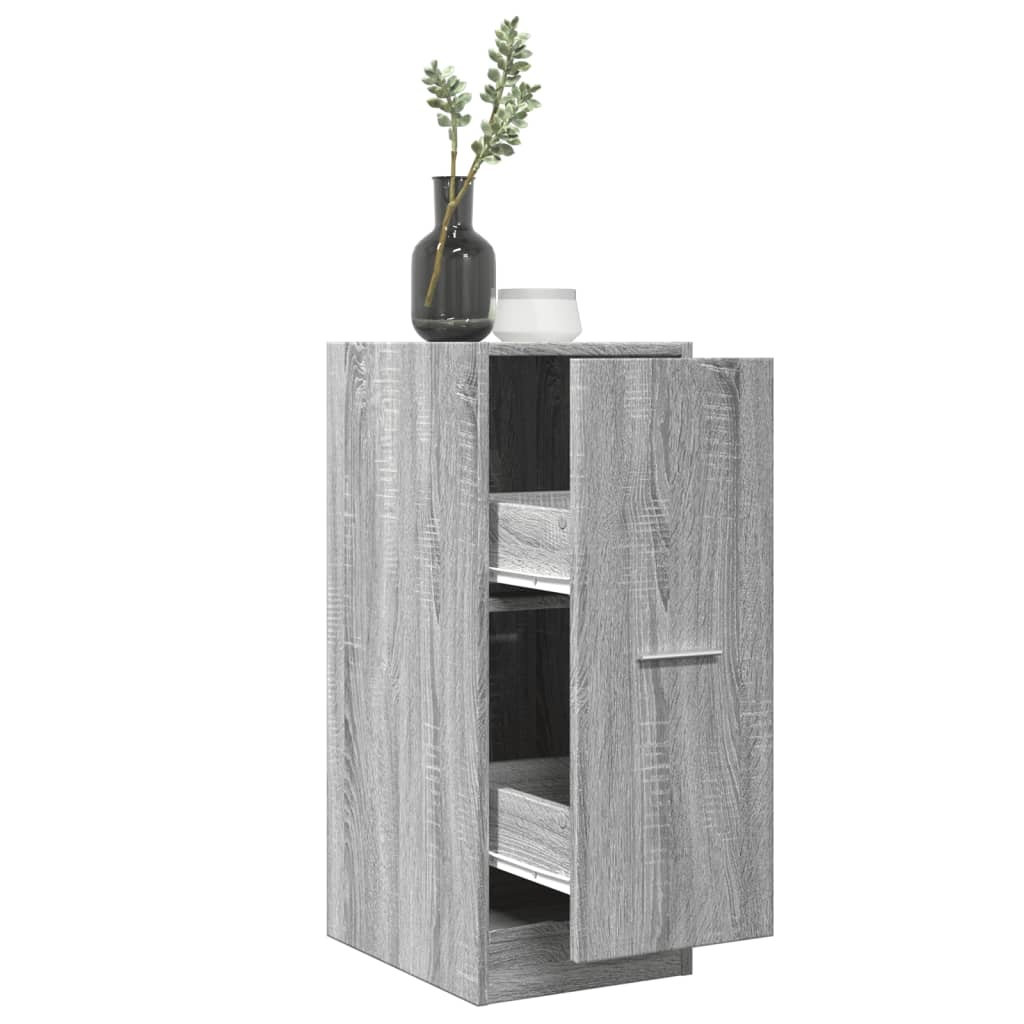 VidaXL Apothekerskast 30x41x77,5 cm bewerkt hout grijs sonoma eiken