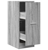VidaXL Apothekerskast 30x41x77,5 cm bewerkt hout grijs sonoma eiken