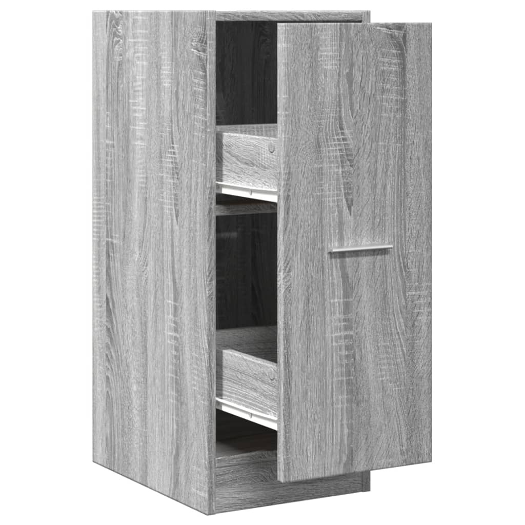 VidaXL Apothekerskast 30x41x77,5 cm bewerkt hout grijs sonoma eiken