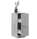 VidaXL Apothekerskast 30x41x77,5 cm bewerkt hout betongrijs