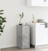 VidaXL Apothekerskast 30x41x77,5 cm bewerkt hout betongrijs