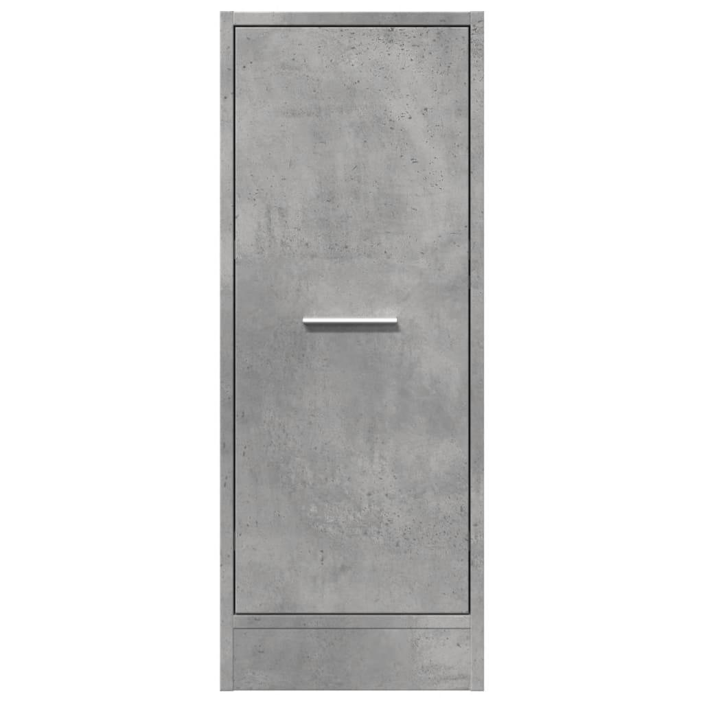VidaXL Apothekerskast 30x41x77,5 cm bewerkt hout betongrijs