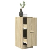 VidaXL Apothekerskast 30x41x77,5 cm bewerkt hout sonoma eikenkleurig