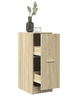 VidaXL Apothekerskast 30x41x77,5 cm bewerkt hout sonoma eikenkleurig