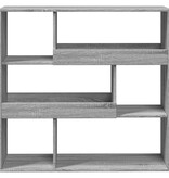 VidaXL Boekenkast / kamerscherm 100x33x94,5 cm grijs sonoma eiken