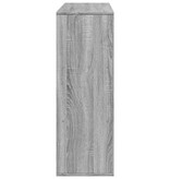 VidaXL Boekenkast / kamerscherm 100x33x94,5 cm grijs sonoma eiken
