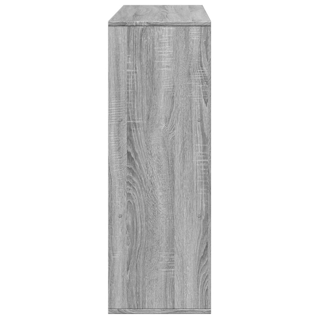 VidaXL Boekenkast / kamerscherm 100x33x94,5 cm grijs sonoma eiken