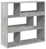 VidaXL Boekenkast / kamerscherm 100x33x94,5 cm betongrijs