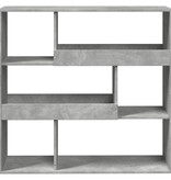 VidaXL Boekenkast / kamerscherm 100x33x94,5 cm betongrijs