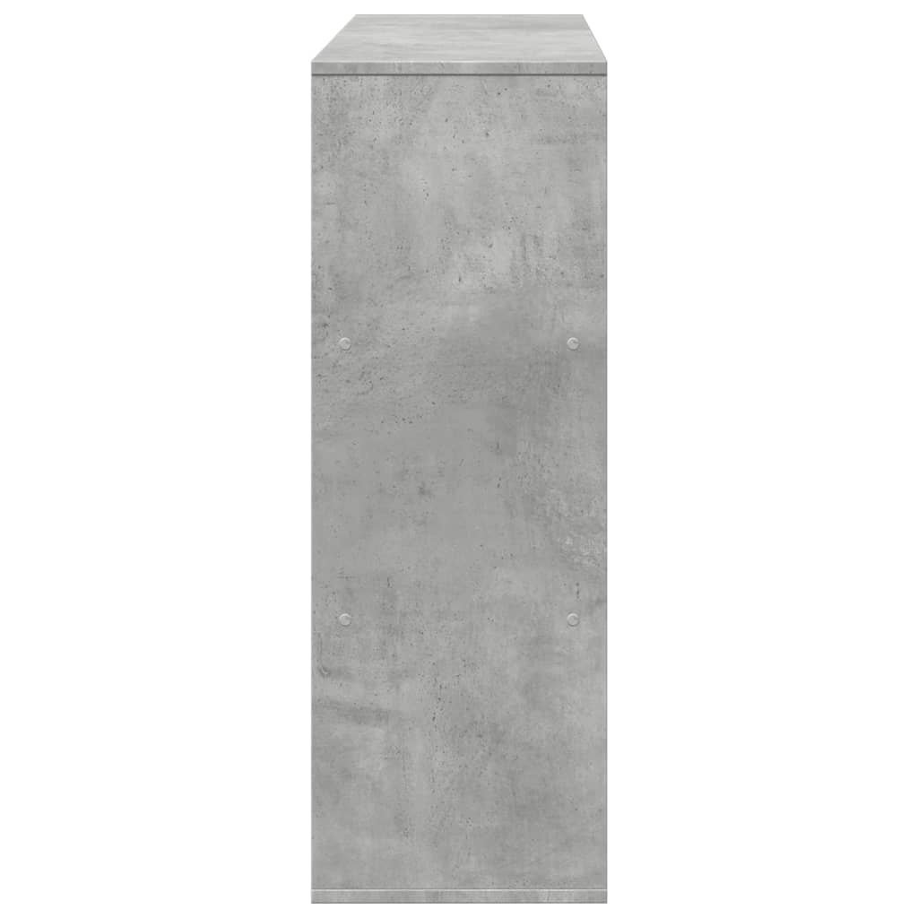 VidaXL Boekenkast / kamerscherm 100x33x94,5 cm betongrijs