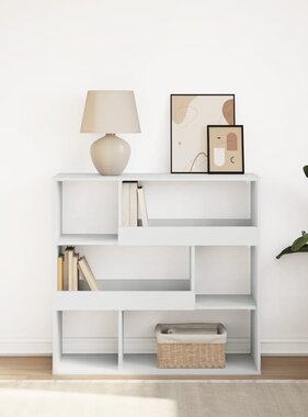 VidaXL Boekenkast/kamerscherm 100x33x94,5 cm wit