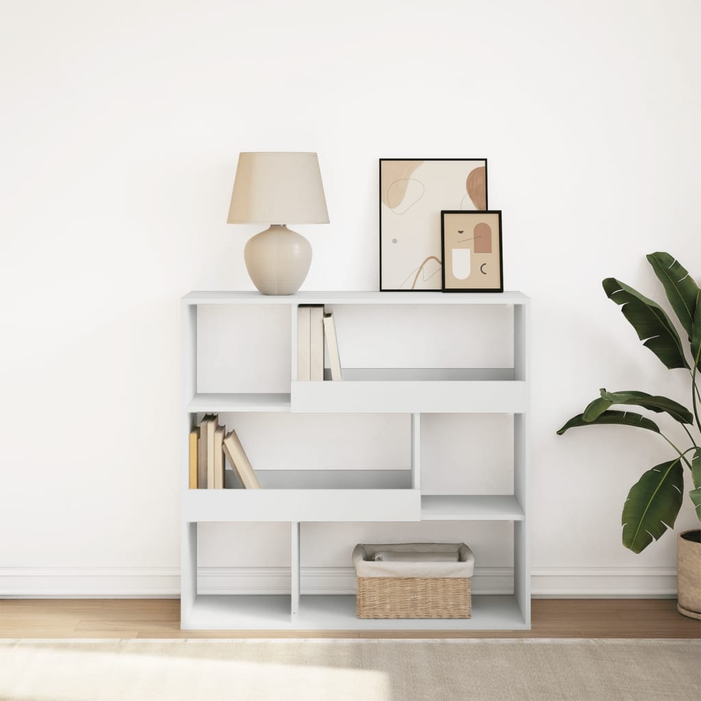 VidaXL Boekenkast/kamerscherm 100x33x94,5 cm wit