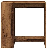 VidaXL Bartafel met rekken 101x40x103,5 cm bewerkt hout oud houtkleur
