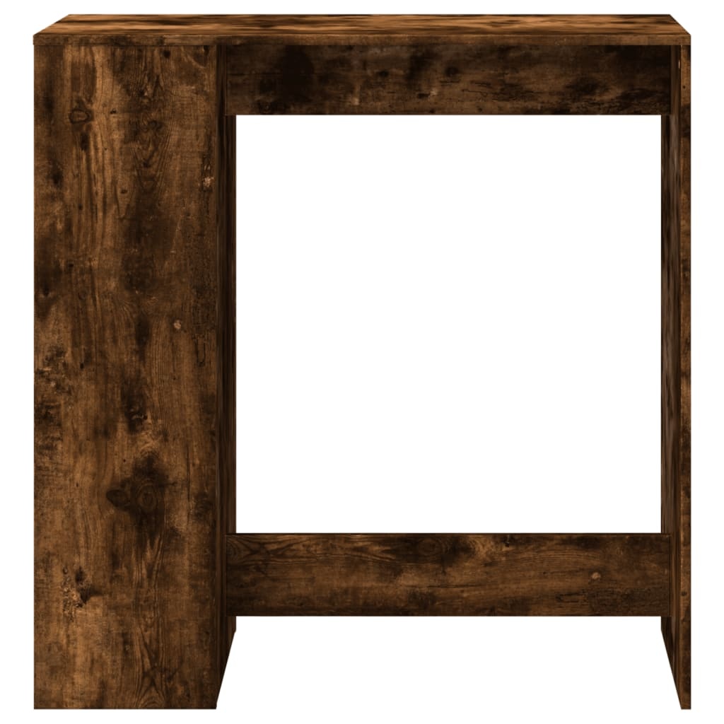 VidaXL Bartafel met rekken 101x40x103,5 cm bewerkt hout gerookt eiken