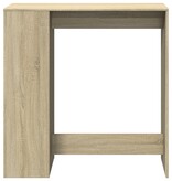 VidaXL Bartafel met rekken 101x40x103,5 cm hout sonoma eikenkleur