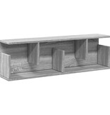 VidaXL Wandkast 100x20x30 cm bewerkt hout grijs sonoma eikenkleurig