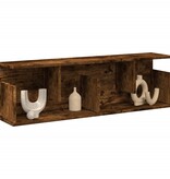 VidaXL Wandkast 100x20x30 cm bewerkt hout gerookt eikenkleurig
