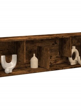 VidaXL Wandkast 100x20x30 cm bewerkt hout gerookt eikenkleurig