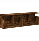 VidaXL Wandkast 100x20x30 cm bewerkt hout gerookt eikenkleurig