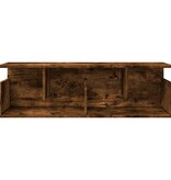 VidaXL Wandkast 100x20x30 cm bewerkt hout gerookt eikenkleurig