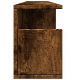 VidaXL Wandkast 100x20x30 cm bewerkt hout gerookt eikenkleurig