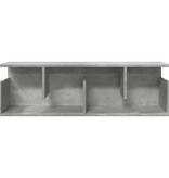 VidaXL Wandkast 100x20x30 cm bewerkt hout betongrijs