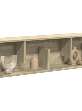 VidaXL Wandkast 100x20x30 cm bewerkt hout sonoma eikenkleurig