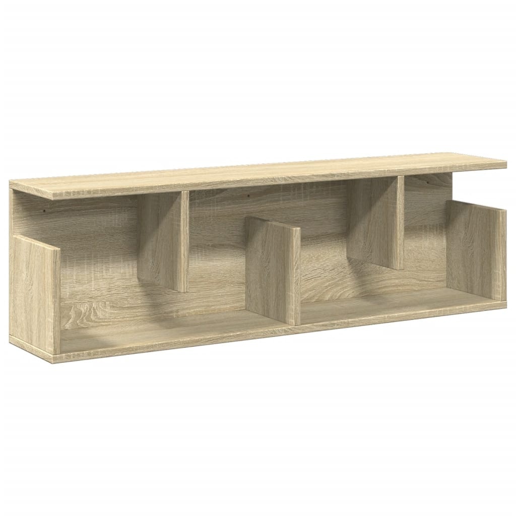 VidaXL Wandkast 100x20x30 cm bewerkt hout sonoma eikenkleurig