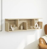 VidaXL Wandkast 100x20x30 cm bewerkt hout sonoma eikenkleurig