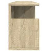 VidaXL Wandkast 100x20x30 cm bewerkt hout sonoma eikenkleurig