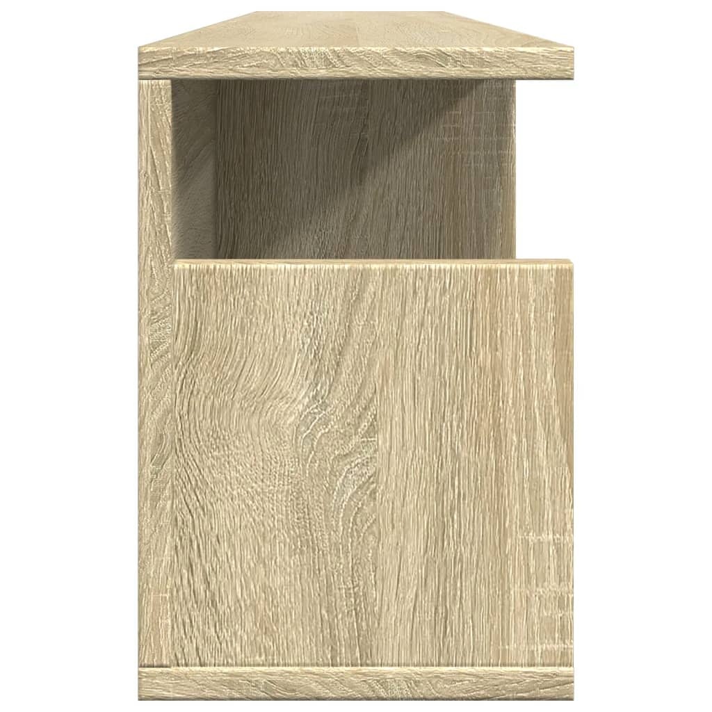 VidaXL Wandkast 100x20x30 cm bewerkt hout sonoma eikenkleurig