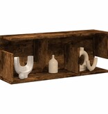 VidaXL Wandkast 80x20x30 cm bewerkt hout gerookt eikenkleurig
