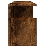 VidaXL Wandkast 80x20x30 cm bewerkt hout gerookt eikenkleurig
