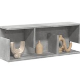 VidaXL Wandkast 80x20x30 cm bewerkt hout betongrijs