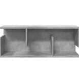 VidaXL Wandkast 80x20x30 cm bewerkt hout betongrijs