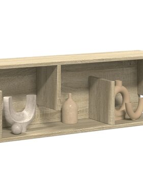 VidaXL Wandkast 80x20x30 cm bewerkt hout sonoma eikenkleurig