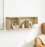 VidaXL Wandkast 80x20x30 cm bewerkt hout sonoma eikenkleurig