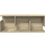 VidaXL Wandkast 80x20x30 cm bewerkt hout sonoma eikenkleurig