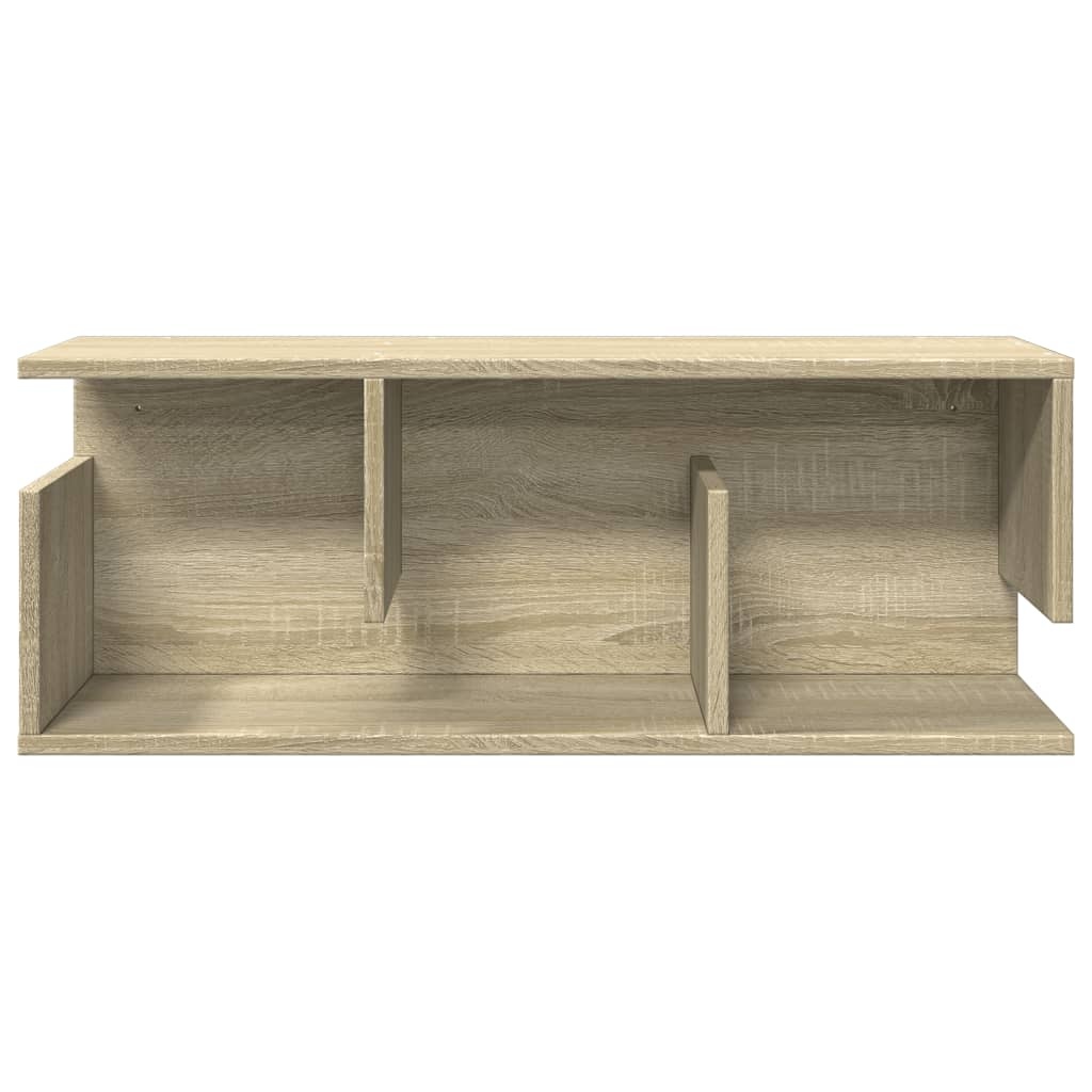 VidaXL Wandkast 80x20x30 cm bewerkt hout sonoma eikenkleurig