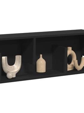 VidaXL Wandkast 80x20x30 cm bewerkt hout zwart