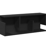 VidaXL Wandkast 80x20x30 cm bewerkt hout zwart