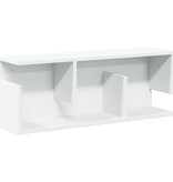 VidaXL Wandkast 80x20x30 cm bewerkt hout wit