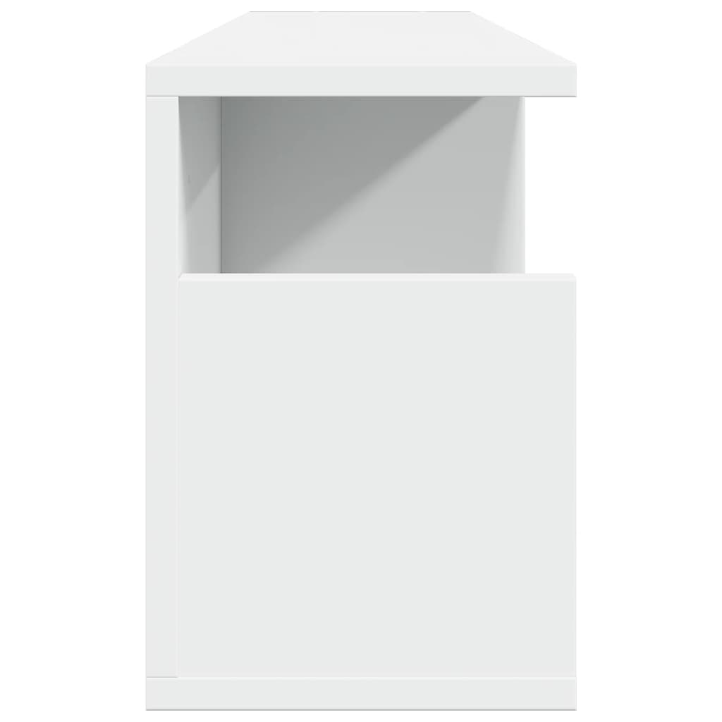 VidaXL Wandkast 80x20x30 cm bewerkt hout wit