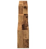 VidaXL Wandkast 158x18x53 cm bewerkt hout oud houtkleurig