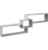 VidaXL Wandkast 158x18x53 cm bewerkt hout betongrijs