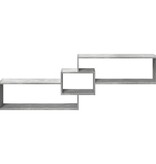 VidaXL Wandkast 158x18x53 cm bewerkt hout betongrijs