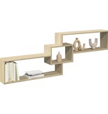 VidaXL Wandkast 158x18x53 cm bewerkt hout sonoma eikenkleurig